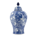 Ваза с крышкой в китайском стиле Гранатовое дерево Blooming Pomegranate варинант исполнения - 3 | Loft Concept в Москве