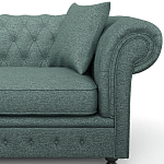 Мебельная ткань Шенилл бирюзовый цвет 138 см T4-31 варинант исполнения - 3 | Loft Concept в Москве