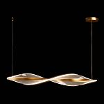 Люстра линейная с изогнутым плафоном Wave Line варинант исполнения - 3 | Loft Concept в Москве