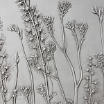 Панно Серые цветы варинант исполнения - 4 | Loft Concept в Москве