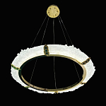 Люстра в форме кольца с цветочным декором Warm Heavenly Light варинант исполнения - 1 | Loft Concept в Москве