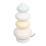 Настольная лампа из стеклянных сфер в пастельных тонах Высота 40 см Pastel Lunaria варинант исполнения - 2 | Loft Concept в Москве