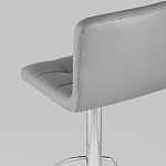 Барный стул с сиденьем серого цвета Honory варинант исполнения - 6 | Loft Concept в Москве