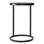 Кофейный столик круглый чёрный Compact Loft варинант исполнения - 1 | Loft Concept в Москве