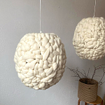 Светильник вязаный из шерсти Wool Oval варинант исполнения - 1 | Loft Concept в Москве