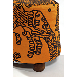 Пуф Wakonda Terracotta Tiger Mountain с Круглыми ножками  варинант исполнения - 3 | Loft Concept в Москве