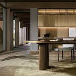 Дизайнерский рабочий стол из металла BLEVIO Table варинант исполнения - 6 | Loft Concept в Москве