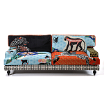 Диван с цветным принтом Qalakabusha Sofa варинант исполнения - 1 | Loft Concept в Москве