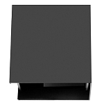 Уличный настенный светильник светодиодный формы куб черного цвета из металла Urban Minimalist варинант исполнения - 1 | Loft Concept в Москве