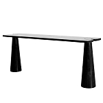 Консоль чёрная на 2-х конусообразных ножках Eros варинант исполнения - 4 | Loft Concept в Москве