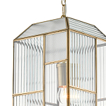 Подвесной светильник с рельефным стеклом Embossed Glass варинант исполнения - 1 | Loft Concept в Москве