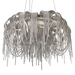 Люстра подвесная круглая с изогнутыми металлическими дугами и ниспадающими цепочками 65 см Atlantis Chain варинант исполнения - 16 | Loft Concept в Москве