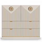 Комод с фактурным фасадом Satin Furniture варинант исполнения - 2 | Loft Concept в Москве