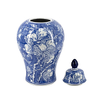 Ваза с крышкой в китайском стиле Гранатовое дерево Blooming Pomegranate варинант исполнения - 4 | Loft Concept в Москве