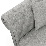 Мебельная ткань Шенилл серый цвет 138 см T4-29 варинант исполнения - 8 | Loft Concept в Москве