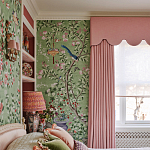 Обои ручная роспись Belvoir Pistachio варинант исполнения - 3 | Loft Concept в Москве