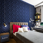 Гипсовая 3D Панель M-101 варинант исполнения - 2 | Loft Concept в Москве