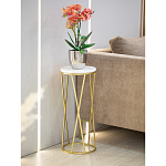 Столик дизайнерский Beige marble варинант исполнения - 6 | Loft Concept в Москве