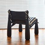 Кресло черно-белое со съемными подушками Celebrity варинант исполнения - 3 | Loft Concept в Москве