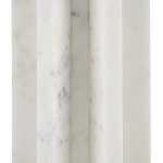 Настольная лампа мраморная с тканевым цилиндрическим абажуром Sharpened варинант исполнения - 1 | Loft Concept в Москве