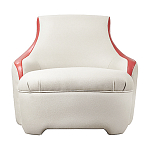 Премиальное кресло с вставками из кожи Holland варинант исполнения - 1 | Loft Concept в Москве