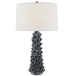 Настольная лампа с корпусом из цветков колокольчика Cascade of Blue Flowers варинант исполнения - 2 | Loft Concept в Москве