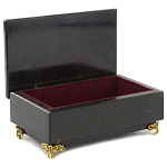 Шкатулка из натурального камня змеевик чёрного цвета Stone Casket варинант исполнения - 4 | Loft Concept в Москве