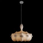 Подвесной светильник с белым фигурным абажуром и мягкими волнистыми краями Cloud Motion  варинант исполнения - 10 | Loft Concept в Москве