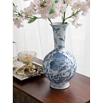 Ваза фарфоровая с синими цветочными мотивами Independence варинант исполнения - 4 | Loft Concept в Москве