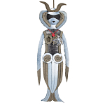 Кукла из джинсовой одежды и армейских палаток Rusalka Jeans&Tents варинант исполнения - 1 | Loft Concept в Москве