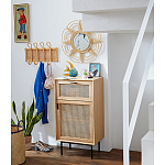 Настенная вешалка из ротанга Wila Wall Hanger M варинант исполнения - 5 | Loft Concept в Москве