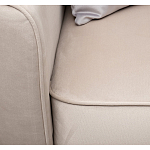 Диван двухместный раскладной светло-серый с кантом Pride варинант исполнения - 5 | Loft Concept в Москве