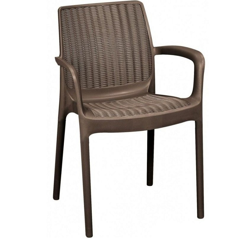 Стул Plastic chair brown