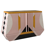 Дизайнерский комод с геометрическим рисунком Arredi варинант исполнения - 1 | Loft Concept в Москве