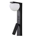 Бра с белым полусферическим плафоном и цилиндрическим поворотным спотом Trumpet Wall Lamp варинант исполнения - 1 | Loft Concept в Москве