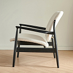 Кресло с каркасом и ножками из древесины и мягкими сиденьем и спинкой Venice варинант исполнения - 4 | Loft Concept в Москве