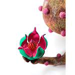 Статуэтка тропический фрукт Pandora Tropical Fruit Fuchsia Green Brown Flower варинант исполнения - 1 | Loft Concept в Москве