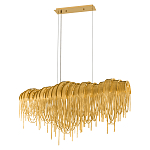 Люстра подвесная с металлическими дугами и длинными цепочками 115 см Atlantis Chain варинант исполнения - 2 | Loft Concept в Москве