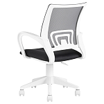 Офисное кресло с основанием из белого пластика Desk chairs Black варинант исполнения - 5 | Loft Concept в Москве