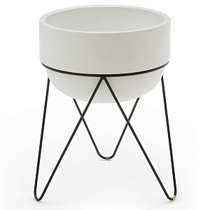 Кашпо Elevated Planters Luna 54 белое