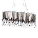 Большая многоярусная люстра Iroh Future Хром варинант исполнения - 1 | Loft Concept в Москве