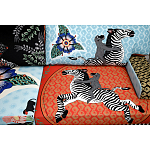 Большой Трехместный Диван с цветным принтом Qalakabusha Large Sofa варинант исполнения - 6 | Loft Concept в Москве