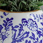 Ваза с синим цветочным узором Blue & White Ornament  варинант исполнения - 1 | Loft Concept в Москве