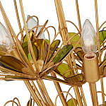 Люстра золотого цвета в форме цветка Hanging Flowers варинант исполнения - 1 | Loft Concept в Москве