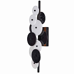 Бра светодиодное из черно-белых дисков Contrast Sample варинант исполнения - 3 | Loft Concept в Москве