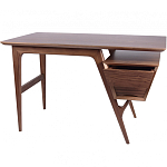 Письменный стол прямоугольный с 2-мя ящиками и полкой Idenontal варинант исполнения - 5 | Loft Concept в Москве