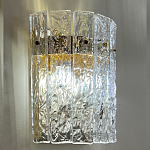 Бра с вертикальными рельефными стеклянными вставками Textured Glass варинант исполнения - 2 | Loft Concept в Москве