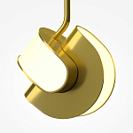 Подвесной светильник в цвете Латунь Levix варинант исполнения - 3 | Loft Concept в Москве