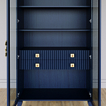 Дизайнерский шкаф витрина Elsa Dreams Blue с 4-мя ящиками варинант исполнения - 6 | Loft Concept в Москве