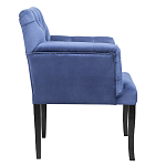 Кресло Addison Chic Armchair deep blue velour варинант исполнения - 2 | Loft Concept в Москве